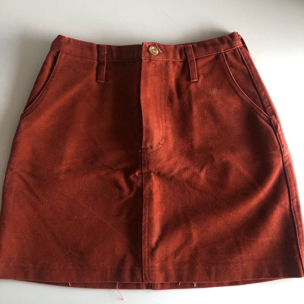 Petite high waisted skirt